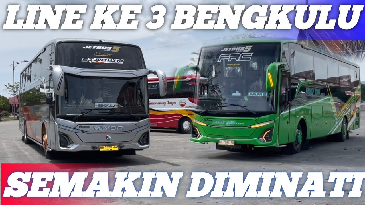 Line ke 3 miyor menuju bengkulu peminat semakin banyak armada hampir ful 