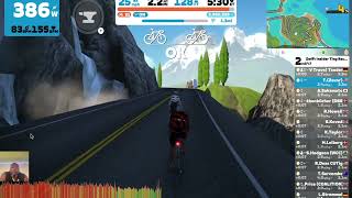 Zwift Insider Tiny race 2 5am. Trying to get my first win in three weeks