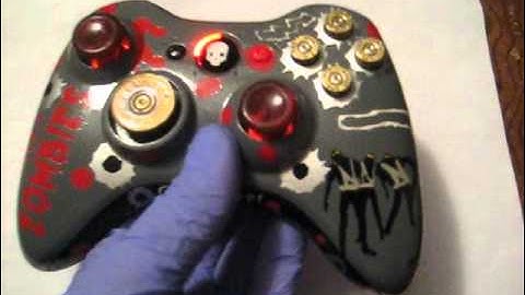 *SOLD* Custom Painted Modded Call of Duty Zombie XBOX 360 Controller