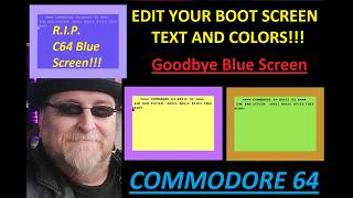 Commodore 64 Ultimate - Goodbye Blue Screen!!! Change Boot Text & Colors Edit your Kernal!!!