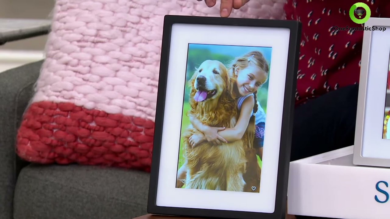 Frameo Numérique Wifi FRAMEO Numérique 10,1 Pouces, écran Tactile IPS Smart WiFi Cadre Photo