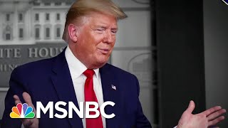 Trump Blasts States And Fights With Media As Coronavirus Deaths Soar | The 11th Hour | MSNBC