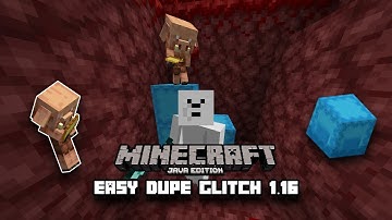 HOW TO DUPLICATE ITEMS IN 1.16.2 JAVA EDITION MINECRAFT