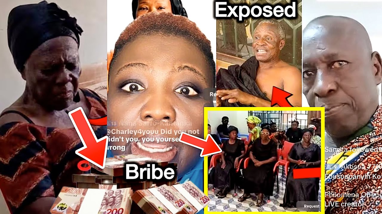 Break, Obaa Tiwah Exposed Abusuapanin Caught Bribing Old Woman At Paakoso Palace…
