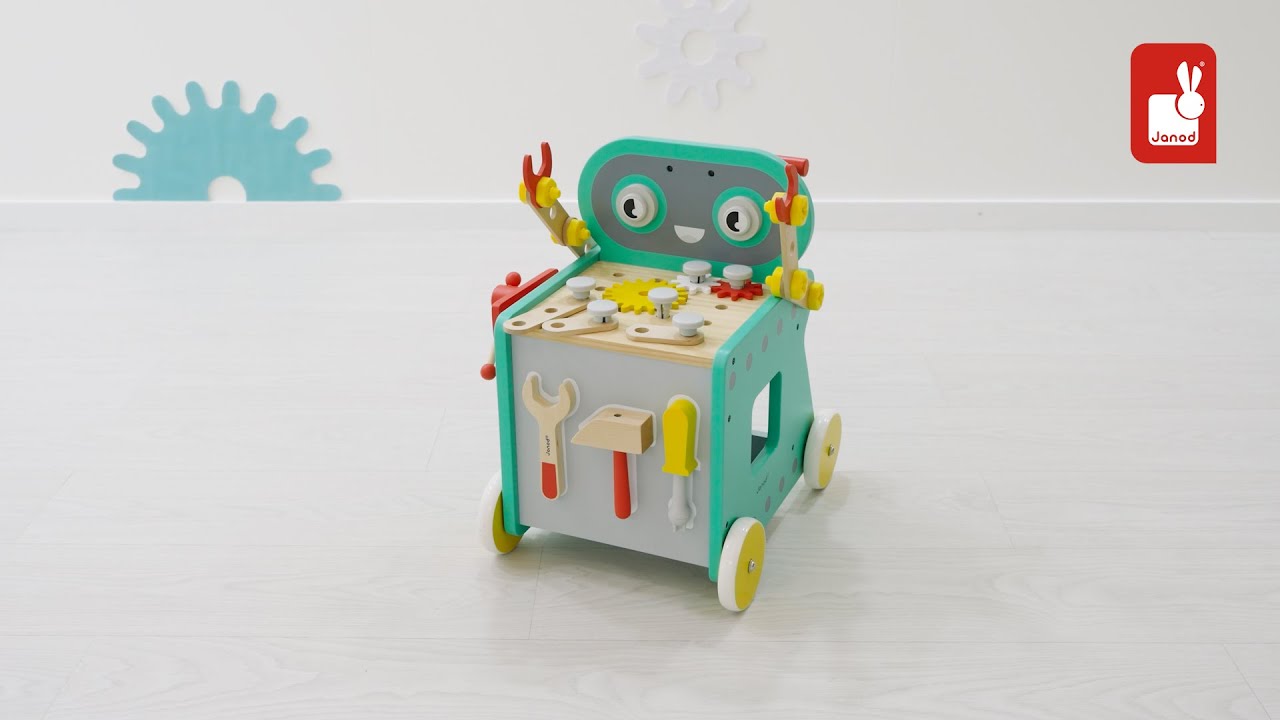 Janod - Chariot Robot Brico'Kids