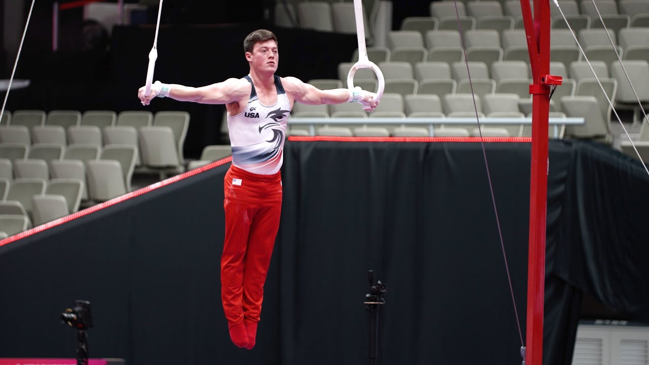 Alex Diab (USA) Rings - 2021 World Championships - Podium Training ...