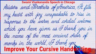 How To Improve Your Handwriting In Cursive Cursive Handwriting For Beginners Writerm43