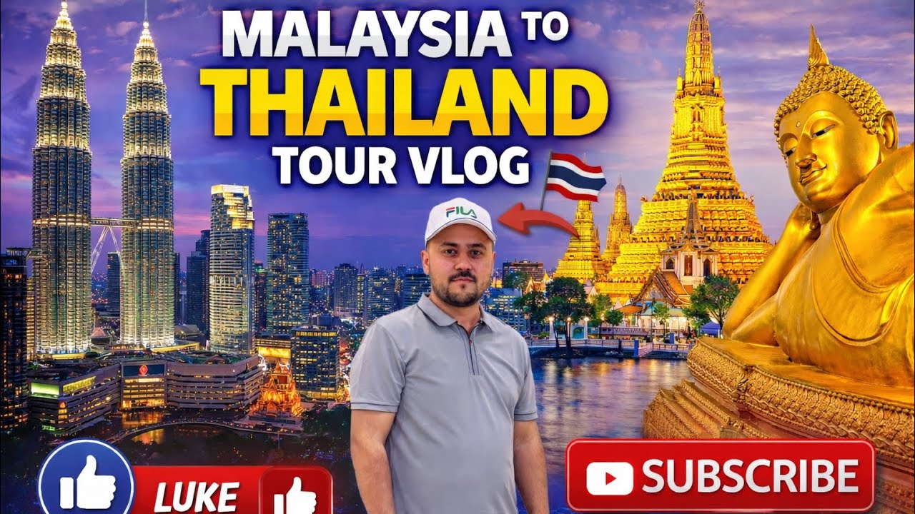 Epic Malaysia to Thailand Adventure | Travel Vlog 🇲🇾➡️🇹🇭