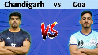 Chandigarh VS   Goa  | 70th Senior National Kabaddi Championship 2024