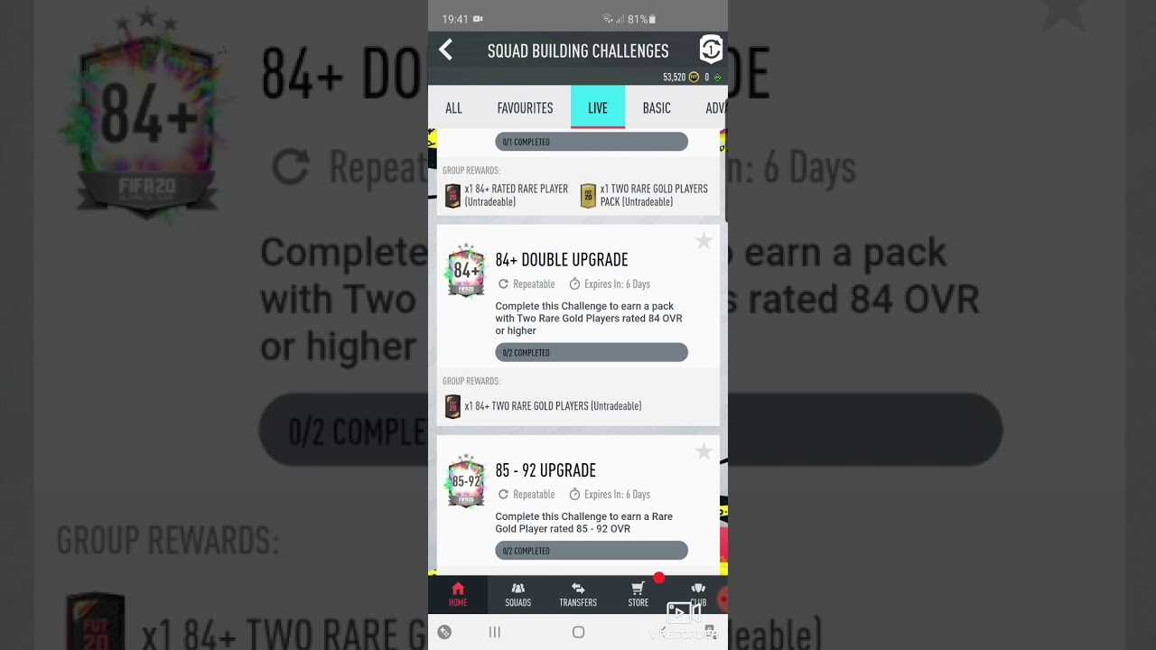 84+ DOUBLE UPGRADE PACKS OP!! FIFA 20 ULTIMATE TEAM
