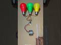 Powering 3 LED Light With Rack and Gear Generator #dcmotor #tech #shorts #youtubeshorts