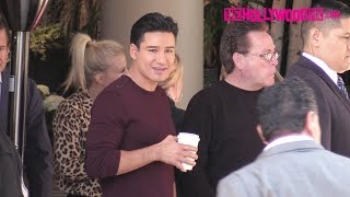 Mario Lopez Leaves The AFI Awards Luncheon At The Four Seasons In Beverly Hills 1.6.17