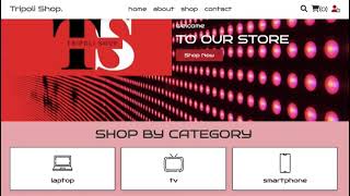 Tripoli shop - part1(php, mysql,css,javascript)