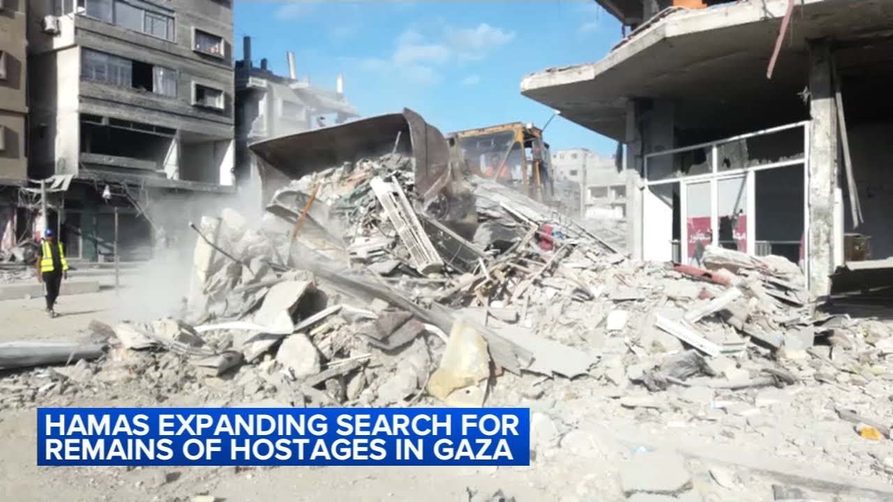 Hamas expanding search for remains of hostages in Gaza
