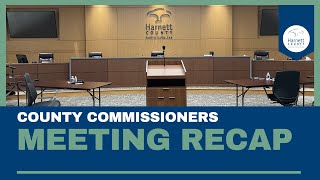 November 20, 2023 recap of the Harnett County Board of Commissioners Meeting