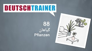 آلمانی برای نوآموزان | Deutschtrainer (A1 / A2) │ درس ۸۸ − گیاهان