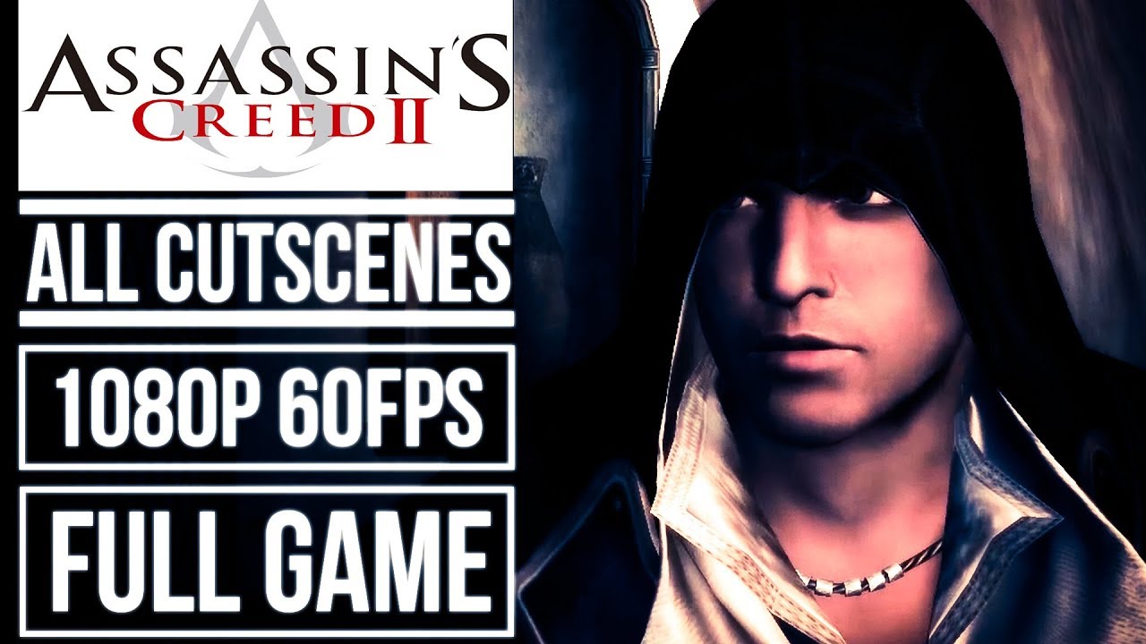 ASSASSIN'S CREED 2 - ALL CUTSCENES [1080p 60fps]