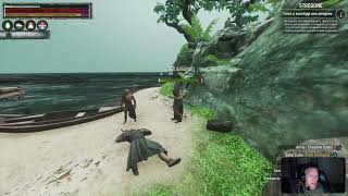 Conan Exiles [blind run] coop ep4 by night a caccia di gloria e stregonerie