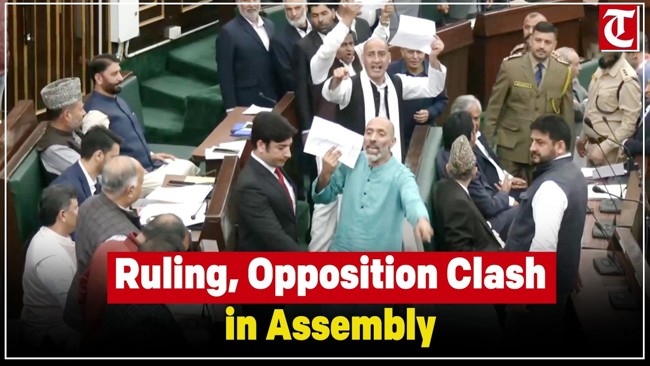 High-Voltage Clash in Jammu Assembly as Ruling and Opposition MLAs Face Off