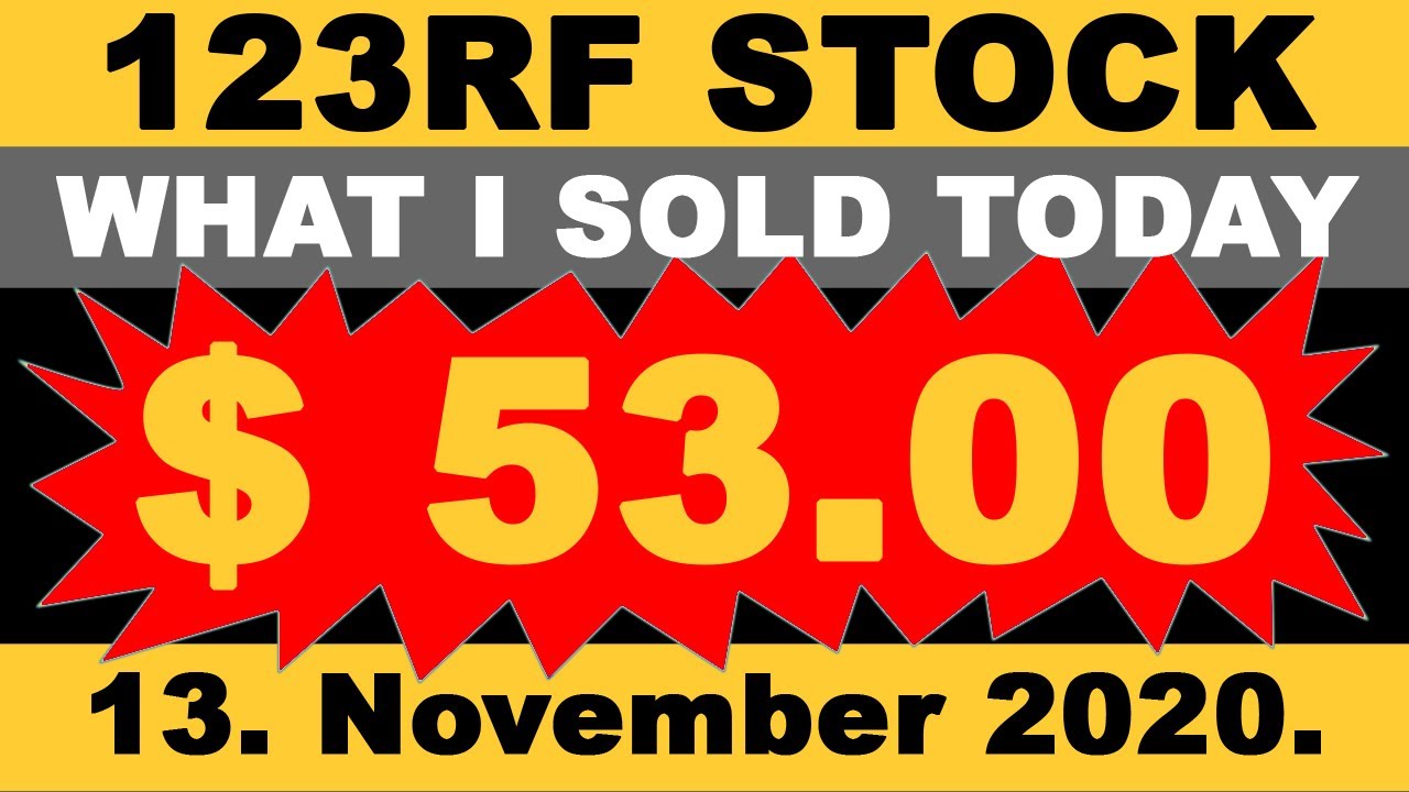 New Update 123rf STOCK - Withdraw $ 53.00 - 13. November 2020.
