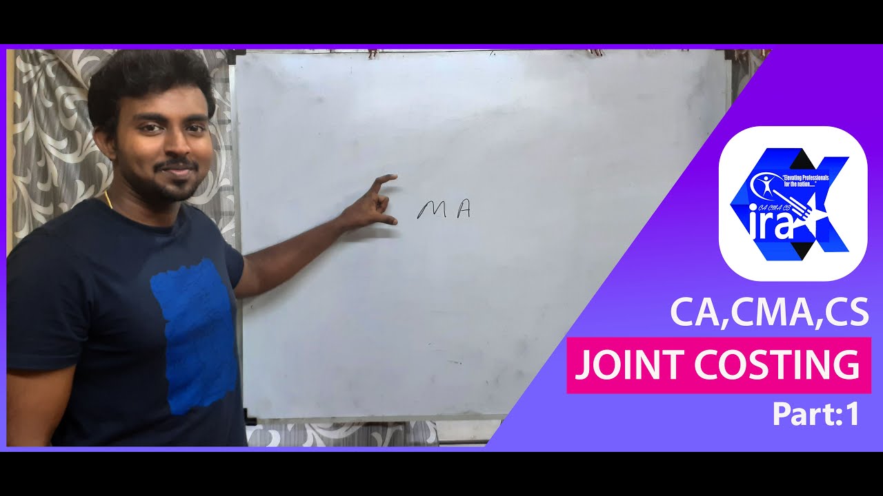 CMA CA CS JOINT COSTING INTRO PART 1(NITHIN SEKHAR R)