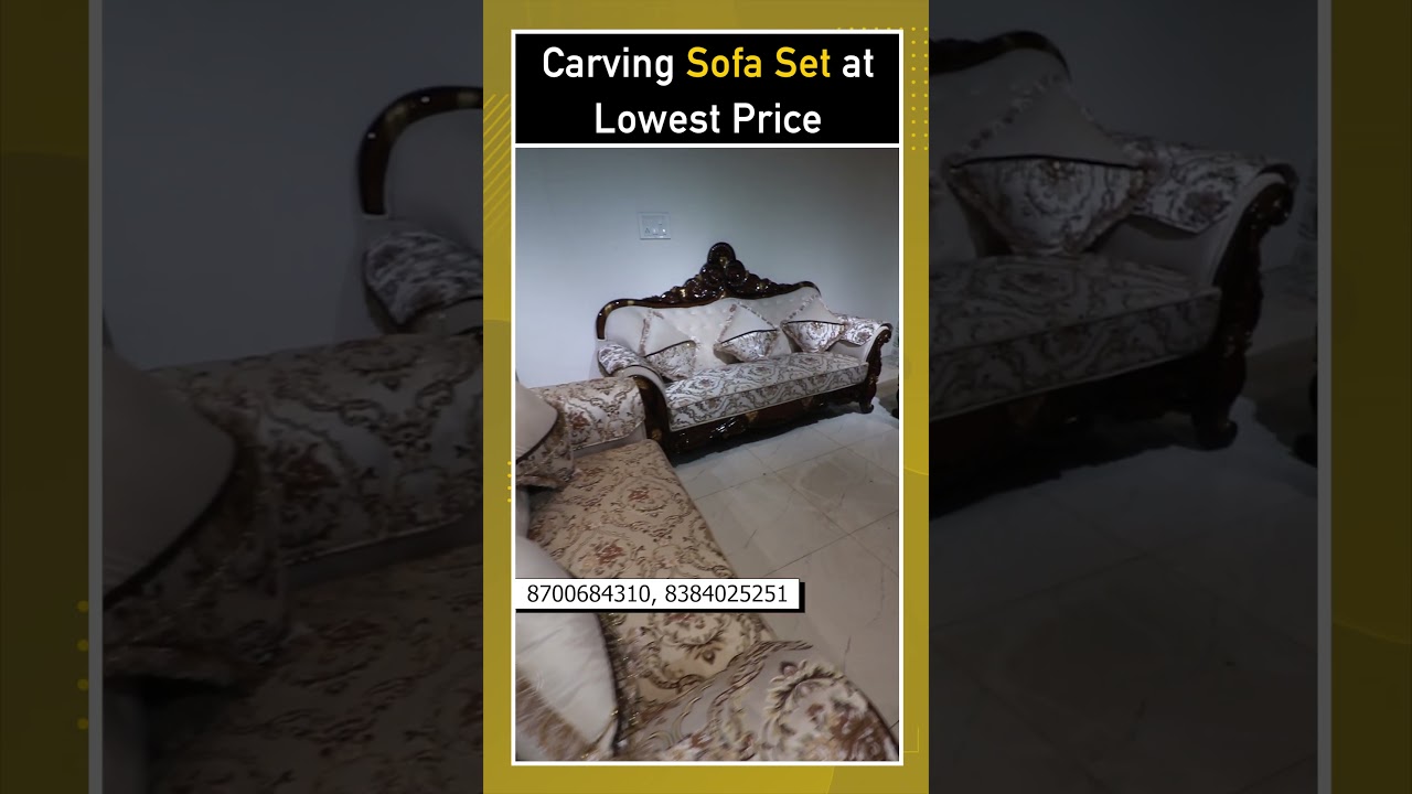 Carving Sofa Set at Lowest Price | 
