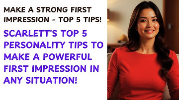 5 Tips to Make a Killer First Impression | English Speaking & Personality Development by Scarlett