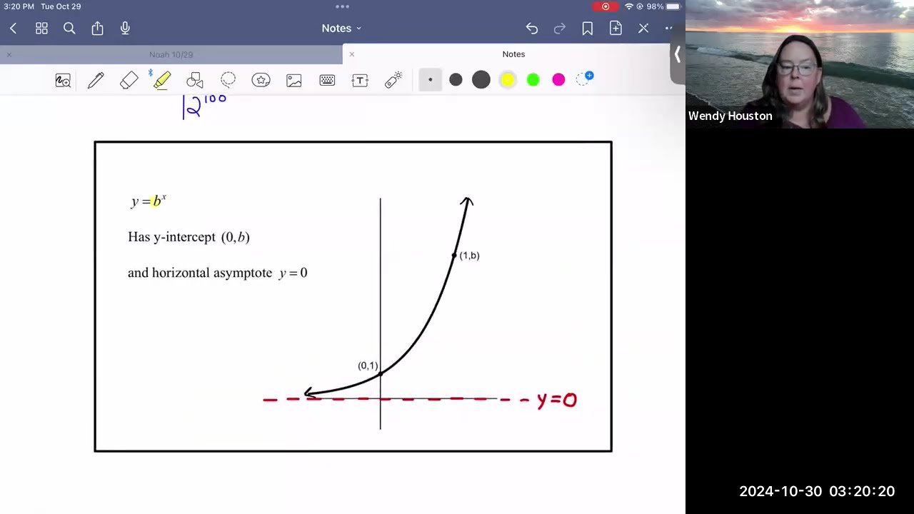 Graphing Exponential functions