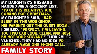My Daughter's Husband And His 19 Relatives Are Coming For Christmas Perfect... They Had No Idea.