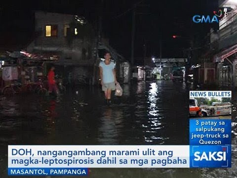 Saksi: DOH, nangangambang marami ulit ang magka-leptospirosis dahil sa mga pagbaha