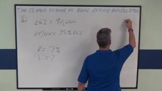 Broker Real Estate Math Free Practice Exam No. 8 Income Capitalization Value
