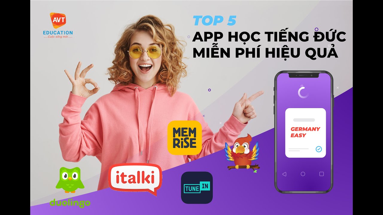 Học tiếng đức miễn phí | Top 5 app học tiếng đức miễn phí hiệu quả