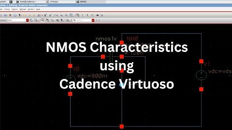 NMOS Characteristics using Cadence Virtuoso | nMOS MOSFET | SHU Circuits