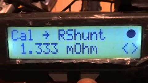 Cycle Analyst V3 Rshunt enter walk through