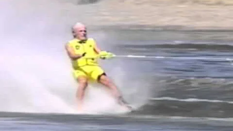 Banana George Barefooting Exhibition at 85 Years Old