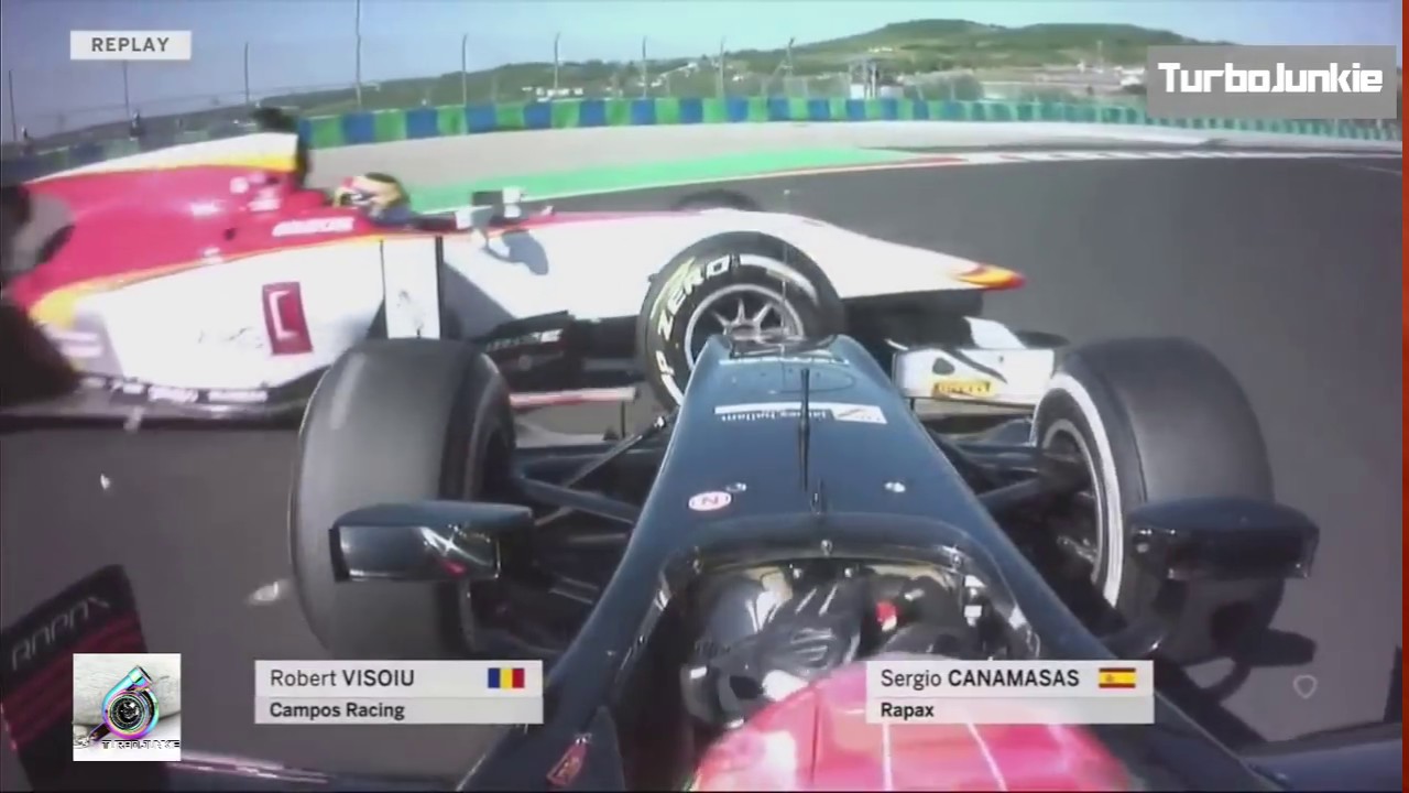 Sergio Canamasas Hungarian GP F2 2017