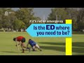 Is the ED where you need to be? (30 seconds)