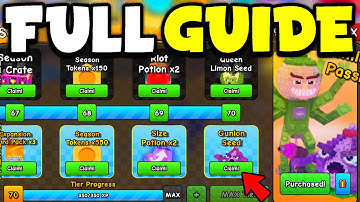 FULL GUIDE for SEASON PASS in Plants Vs Brainrots Roblox