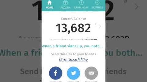 FRONTO PROMO CODE. 1000 Points just for signing up