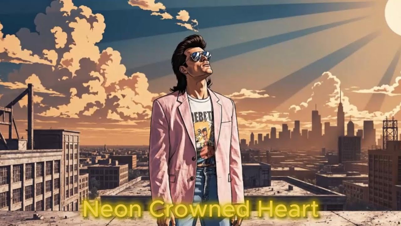 Neon Crowned Heart - Synthwave Music 