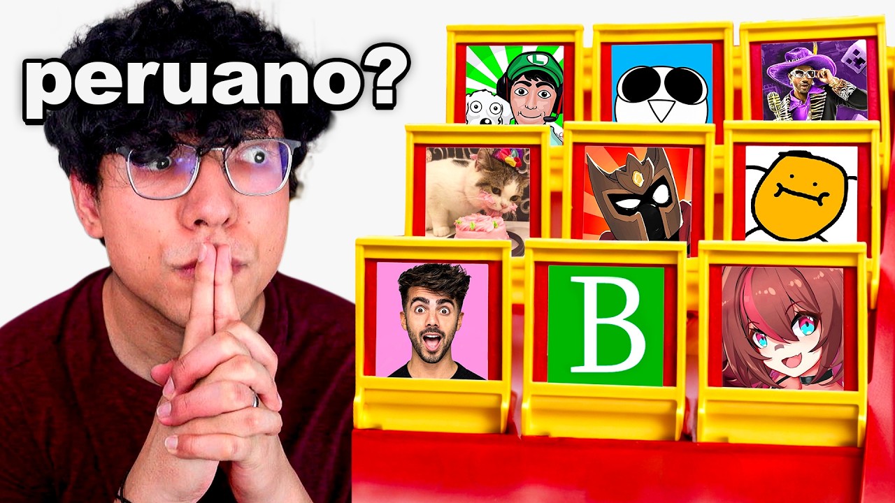 Hicimos el PEOR Adivina Quién con Youtubers 🤔❓
