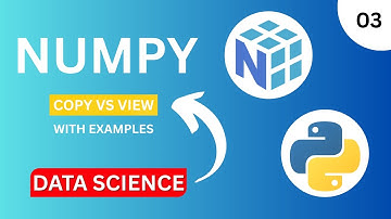 ✅ Copy vs View in NumPy Explained with Examples | Data Science #3