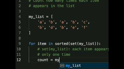 Python Program to Count the Occurrence of an Item in a List.