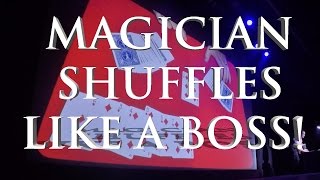 Awesome Card Trick | Magician Shuffles Like A Boss | Matthew McGurk
