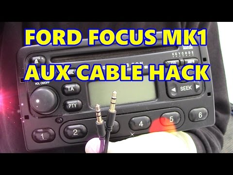Ford Focus MK1 Aux Cable Hack
