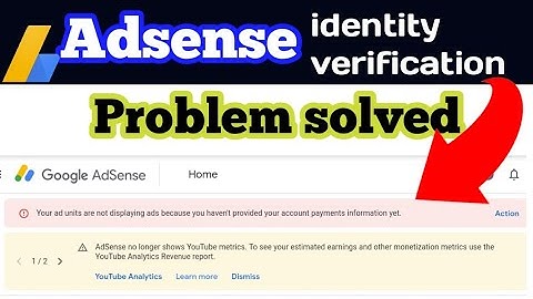 Your ad units are not displaying ads because you haven