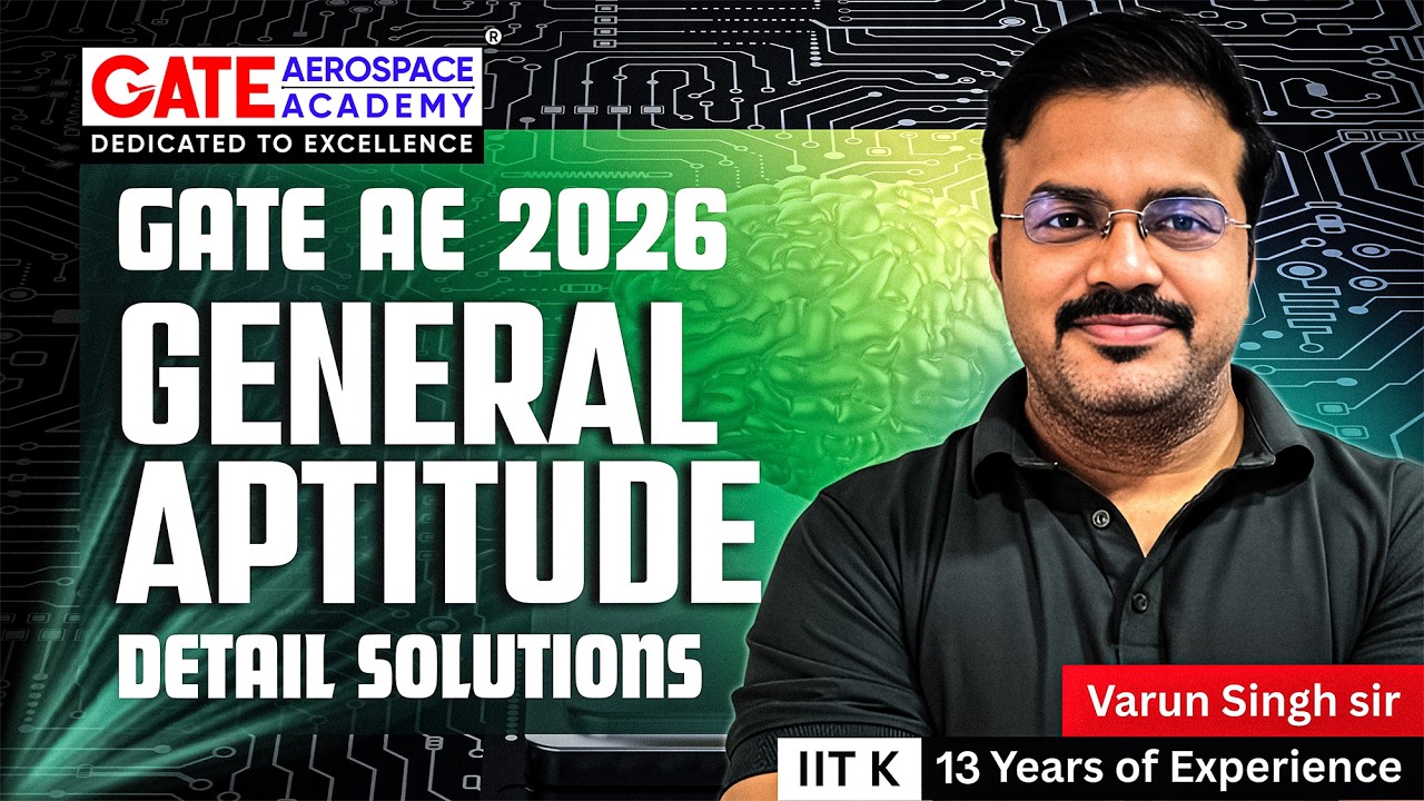 GATE Aerospace 2026 Aptitude Detailed Solution | GATE Aerospace Academy ...