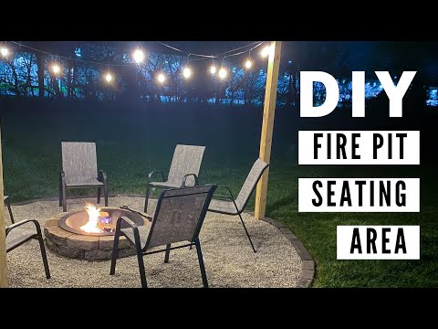 Building a DIY Fire Pit Seating Area