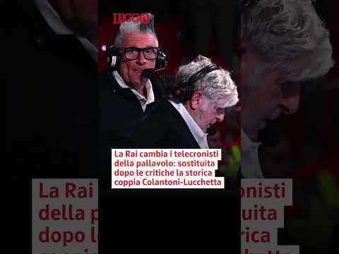 Video La Rai cambia i telecronisti della pallavolo: Colantoni e Lucchetta sostituiti dopo le critiche