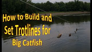 How To Trotline for Catfish. 